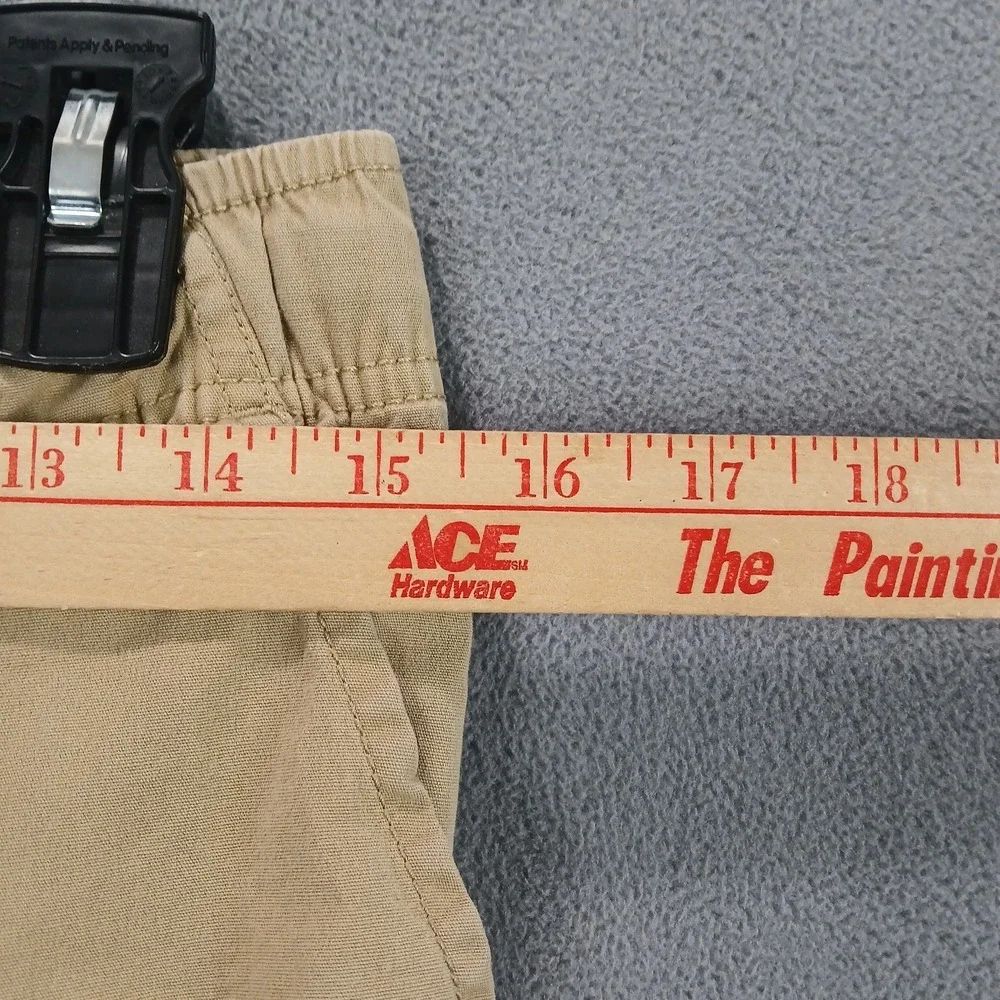 Place Jogger‎ Pants Youth Size 18 Beige Stretch Classic Fit Drawstring Waist